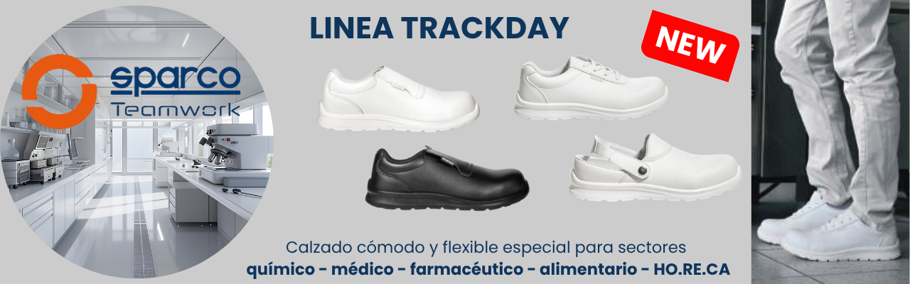 zapato de seguridad TRACKDAY BLANCO SANITARIO