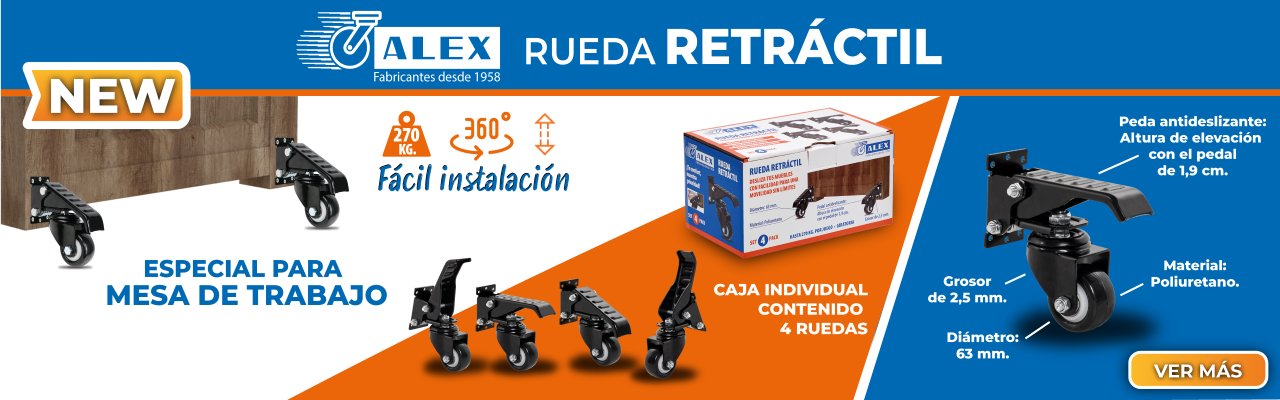nuevas ruedas retractil