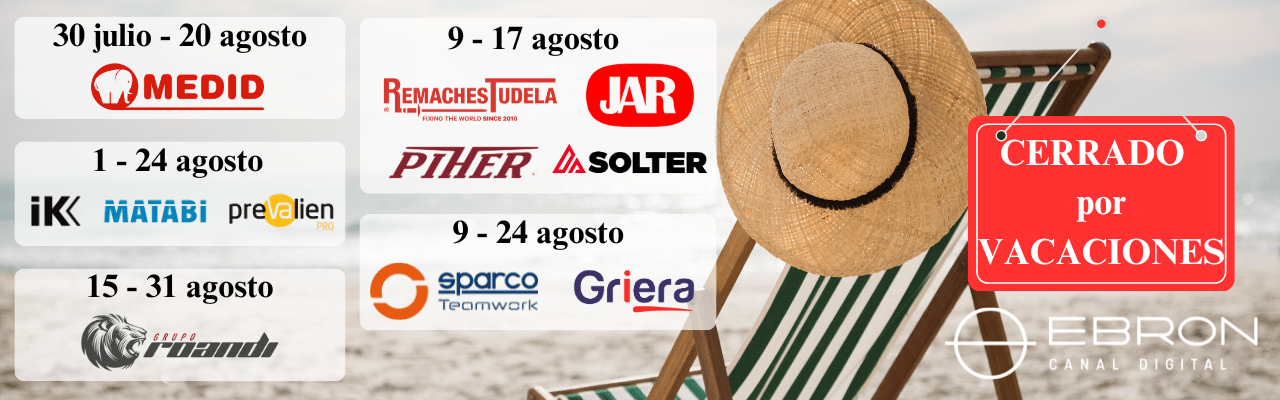 vacaciones fabricantes verano 2025