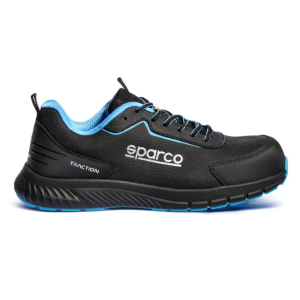 CALZADO DE SEGURIDAD TRACTION S3S TAKUMA NUBUCK Negro-Celeste