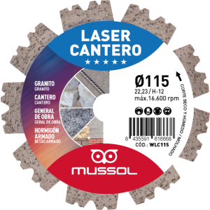 Disco Diamante Segmentado LÁSER CANTERO