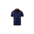 POLO TÉCNICO TOLEDO AZUL MARINO-NARANJA