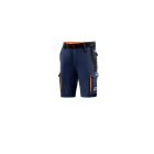 PANTALÓN CORTO TÉCNICO ATLANTA AZUL MARINO-NARANJA