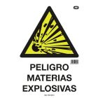 Cartel plástico "RIESGO EXPLOSIÓN"