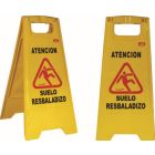 Cartel PVC "ATENCIÓN SUELO RESBALADIZO"