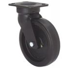 Rueda de goma negra natural Giratoria SERIE GT-HG 