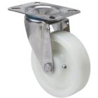 Rueda de nylon extrafuerte Giratoria SERIE ZVI INOX-FT 
