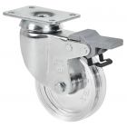Rueda de decoración SERIE BH-SLC Giratoria con freno 