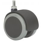 Rueda para silla de oficina SERIE DK Espiga Roscada Poliuretano