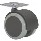 Rueda para silla de oficina SERIE DK Giratoria Poliuretano