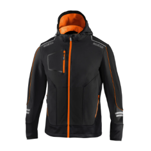 CHAQUETA TÉCNICA YORK NEGRO-NARANJA