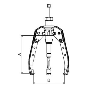 EXTRACTOR HIDRÁULICO AUTOCENTRANTE CON  HUSILLO COMPACTO SERIE 1312THA