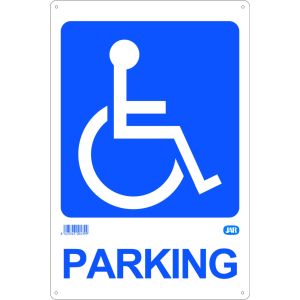 aparcamiento minusválidos cartel Ebron