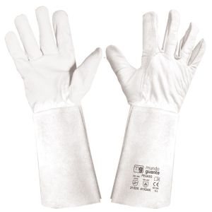 GUANTES SOLDADOR PIEL CON MANGA LARGA PIEL VUELTA - PEGASO