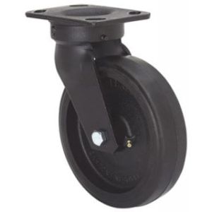 Rueda de goma negra natural Giratoria SERIE GT-HG 