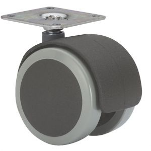 Rueda para silla de oficina SERIE DK Giratoria Poliuretano