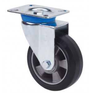 Rueda de goma elástica Giratoria SERIE TV-DE