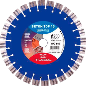 Disco Diamante Turbo Segmentado BETON TOP 15