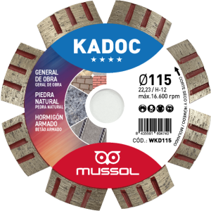 Disco Diamante Turbo Segmentado KADOC