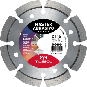 Disco Diamante Segmentado MASTER ABRASIVO