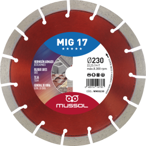 Disco Diamante Segmentado MIG 17