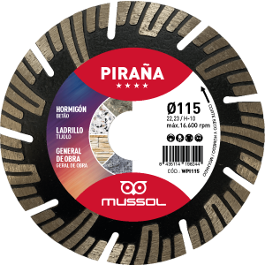 Disco Diamante Segmentado PIRAÑA