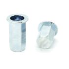 TUERCA REMACHABLE HEXAGONAL FONDO CERRADO C/ANCHA ACERO