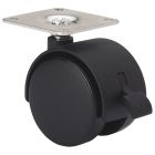 Rueda para silla de oficina SERIE DK Giratoria Freno
