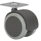 Rueda para silla de oficina SERIE DK Giratoria Poliuretano